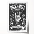 Rock & Roll Retro Wall Art: Vintage Concert Poster