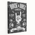 Rock & Roll Retro Wall Art: Vintage Concert Poster