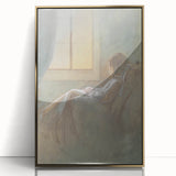 Old Woman Sitting - Romanticism Art by László Mednyánszky