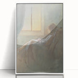 Old Woman Sitting - Romanticism Art by László Mednyánszky