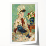 Impressionism Wall Art: Mlle Charlotte Berthier by Renoir Prints