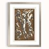 Abstract Modern Wall Art - Dynamic Nude Figures with Earthy Tones