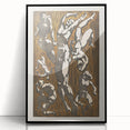 Abstract Modern Wall Art - Dynamic Nude Figures with Earthy Tones