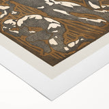 Abstract Modern Wall Art - Dynamic Nude Figures with Earthy Tones