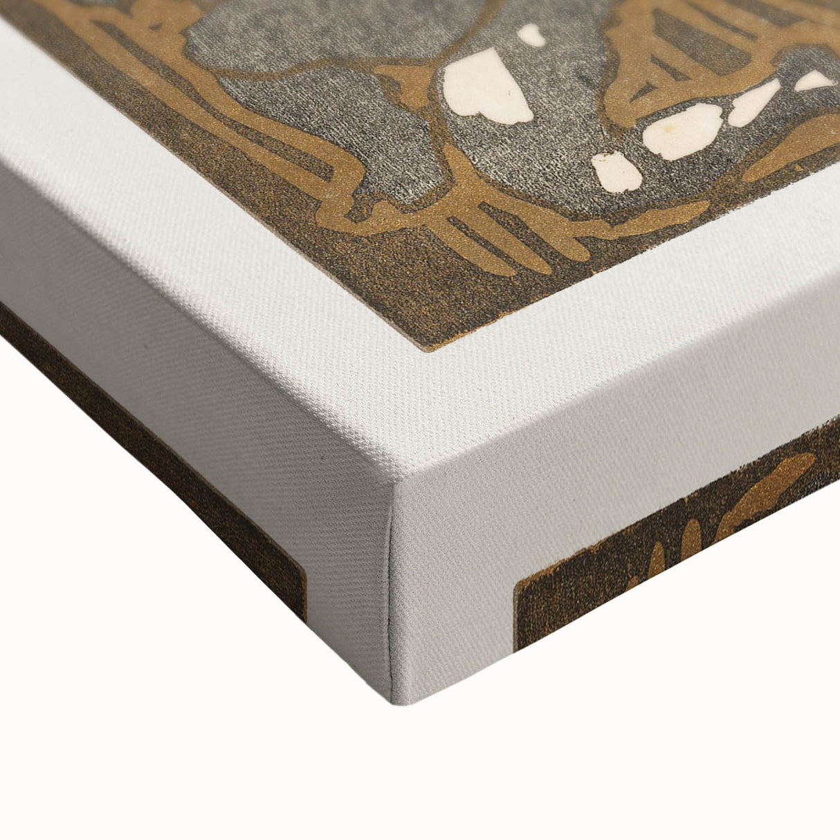 Abstract Modern Wall Art - Dynamic Nude Figures with Earthy Tones