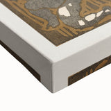 Abstract Modern Wall Art - Dynamic Nude Figures with Earthy Tones