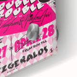 Retro Wall Art - Vintage Poster of Rocky Hill Band with Stevie Vaughan