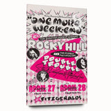 Retro Wall Art - Vintage Poster of Rocky Hill Band with Stevie Vaughan