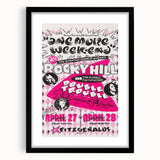 Retro Wall Art - Vintage Poster of Rocky Hill Band with Stevie Vaughan