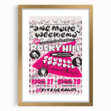 Retro Wall Art - Vintage Poster of Rocky Hill Band with Stevie Vaughan