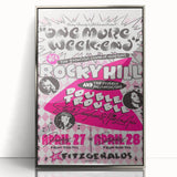 Retro Wall Art - Vintage Poster of Rocky Hill Band with Stevie Vaughan