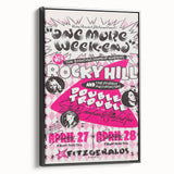 Retro Wall Art - Vintage Poster of Rocky Hill Band with Stevie Vaughan