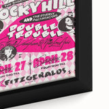 Retro Wall Art - Vintage Poster of Rocky Hill Band with Stevie Vaughan