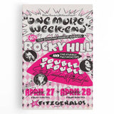 Retro Wall Art - Vintage Poster of Rocky Hill Band with Stevie Vaughan