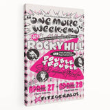 Retro Wall Art - Vintage Poster of Rocky Hill Band with Stevie Vaughan