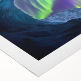 Vibrant rolled canvas artwork depicting a stunning landscape scene with intricate cave formations, showcasing rich colors and textures, ideal for home decor.