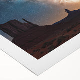 Vibrant rolled canvas showcasing a stunning cliff landscape artwork, featuring rich colors and intricate details, ideal for home decor enthusiasts.