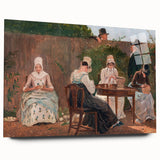 The Chalon Family in London - Romanticism Era Historical Canvas Print