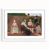 The Chalon Family in London - Romanticism Era Historical Canvas Print