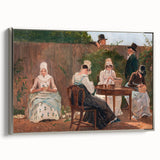 The Chalon Family in London - Romanticism Era Historical Canvas Print