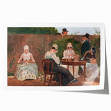 The Chalon Family in London - Romanticism Era Historical Canvas Print
