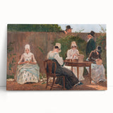 The Chalon Family in London - Romanticism Era Historical Canvas Print