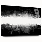Modern Black and White Abstract Bedroom Wall Art – Framed & Canvas