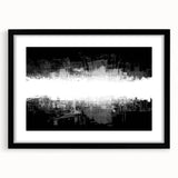 Modern Black and White Abstract Bedroom Wall Art – Framed & Canvas