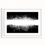 Modern Black and White Abstract Bedroom Wall Art – Framed & Canvas