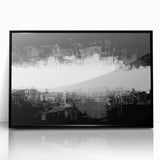 Modern Black and White Abstract Bedroom Wall Art – Framed & Canvas