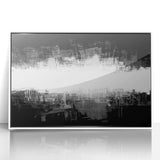 Modern Black and White Abstract Bedroom Wall Art – Framed & Canvas