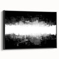 Modern Black and White Abstract Bedroom Wall Art – Framed & Canvas
