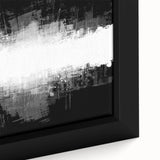 Modern Black and White Abstract Bedroom Wall Art – Framed & Canvas