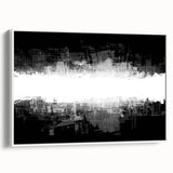 Modern Black and White Abstract Bedroom Wall Art – Framed & Canvas