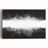 Modern Black and White Abstract Bedroom Wall Art – Framed & Canvas
