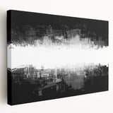 Modern Black and White Abstract Bedroom Wall Art – Framed & Canvas