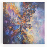 Modern Office Wall Art - Vivid Abstract Corporate Canvas Print