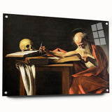 Baroque Art Print – Historical Saint Jerome with Skull