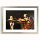 Baroque Art Print – Historical Saint Jerome with Skull