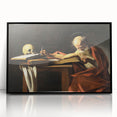 Baroque Art Print – Historical Saint Jerome with Skull