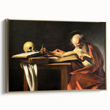 Baroque Art Print – Historical Saint Jerome with Skull