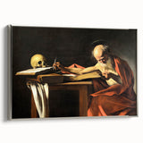 Baroque Art Print – Historical Saint Jerome with Skull