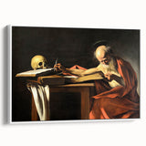 Baroque Art Print – Historical Saint Jerome with Skull