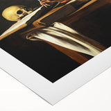 Baroque Art Print – Historical Saint Jerome with Skull