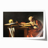 Baroque Art Print – Historical Saint Jerome with Skull