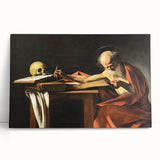 Baroque Art Print – Historical Saint Jerome with Skull