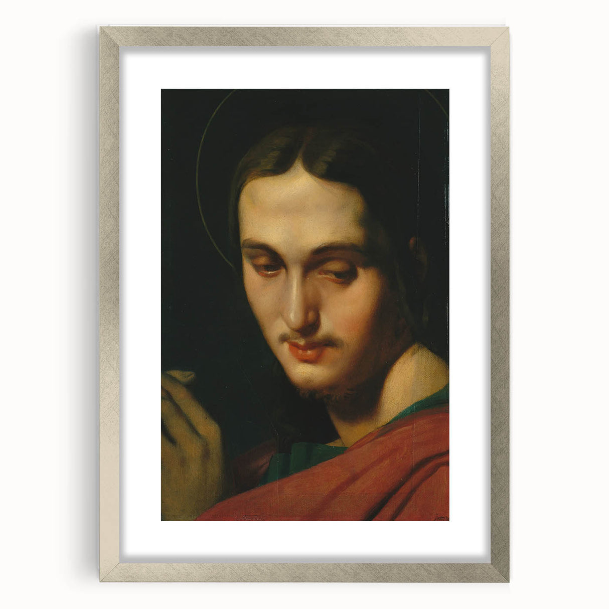 Neoclassical Art Print of Saint John the Evangelist - Ingres Portrait
