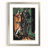 Expressionist Fashion Art – Kirchner’s Needlework Salon Wall Print