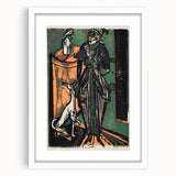 Expressionist Fashion Art – Kirchner’s Needlework Salon Wall Print