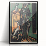 Expressionist Fashion Art – Kirchner’s Needlework Salon Wall Print